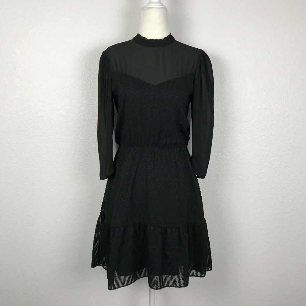 DV Dolce Vita Textured High Neck Mini Dress